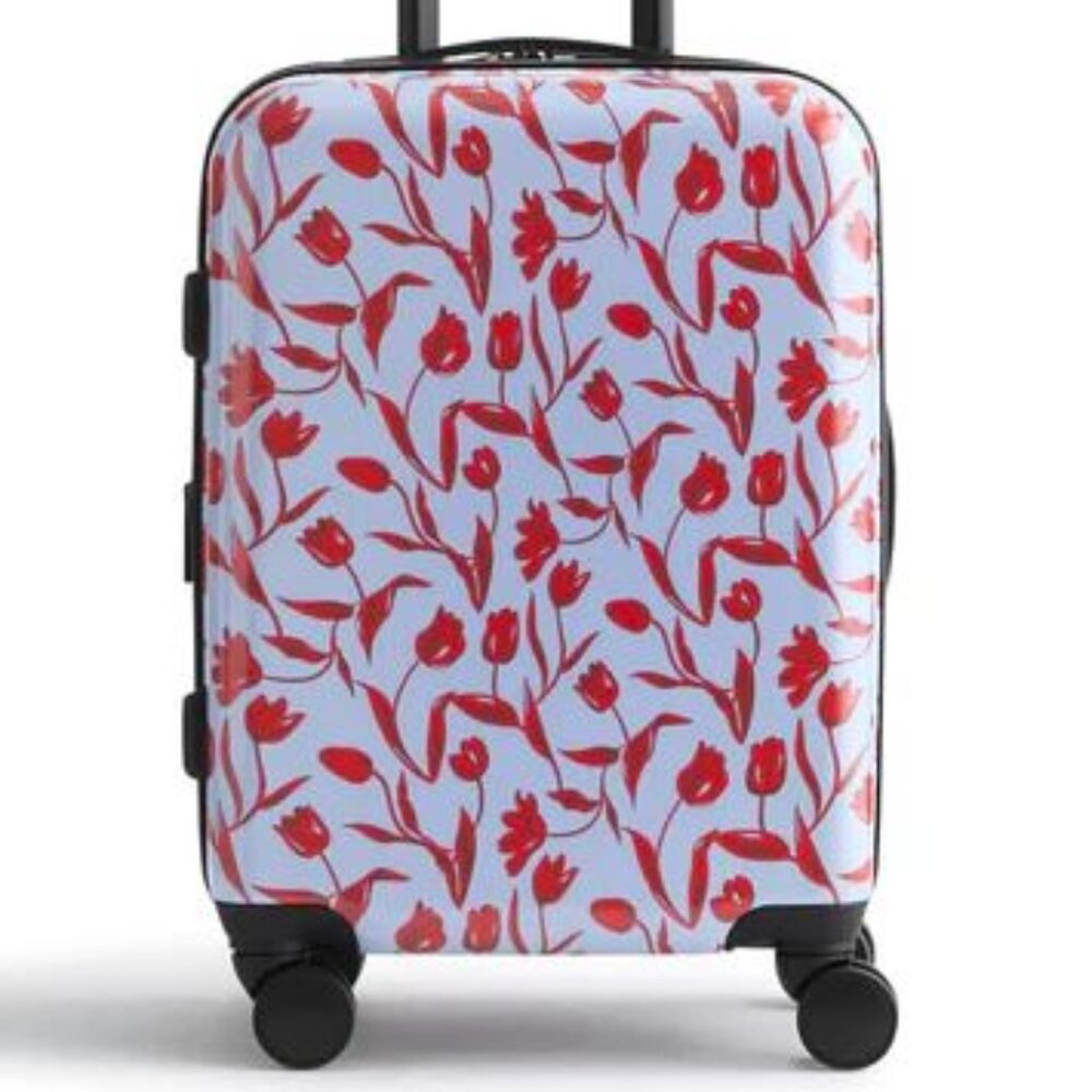 Vera Bradley 22" Spinner Hard side Rolling Luggage Suitcase Carry on floral